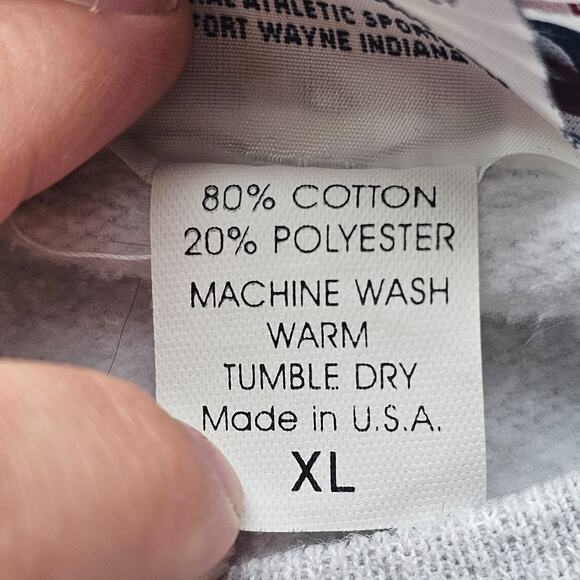 Vintage Firehouse Brewing Company Sweater Size XL Gray 90s Pullover Heavyweight - Picture 12 of 12